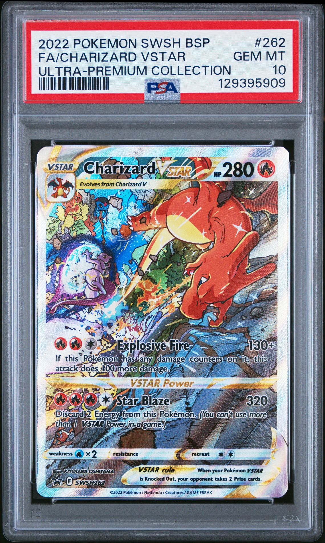 2022 Pokemon POKEMON SWSH BLACK STAR PROMO Ultra-Premium Collection Fa/Charizard Vstar front