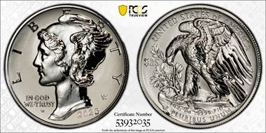 2025-W $25 Palladium, Reverse Proof First Strike PR70