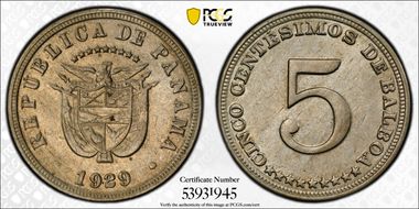 1929 5C KM-9 MS63