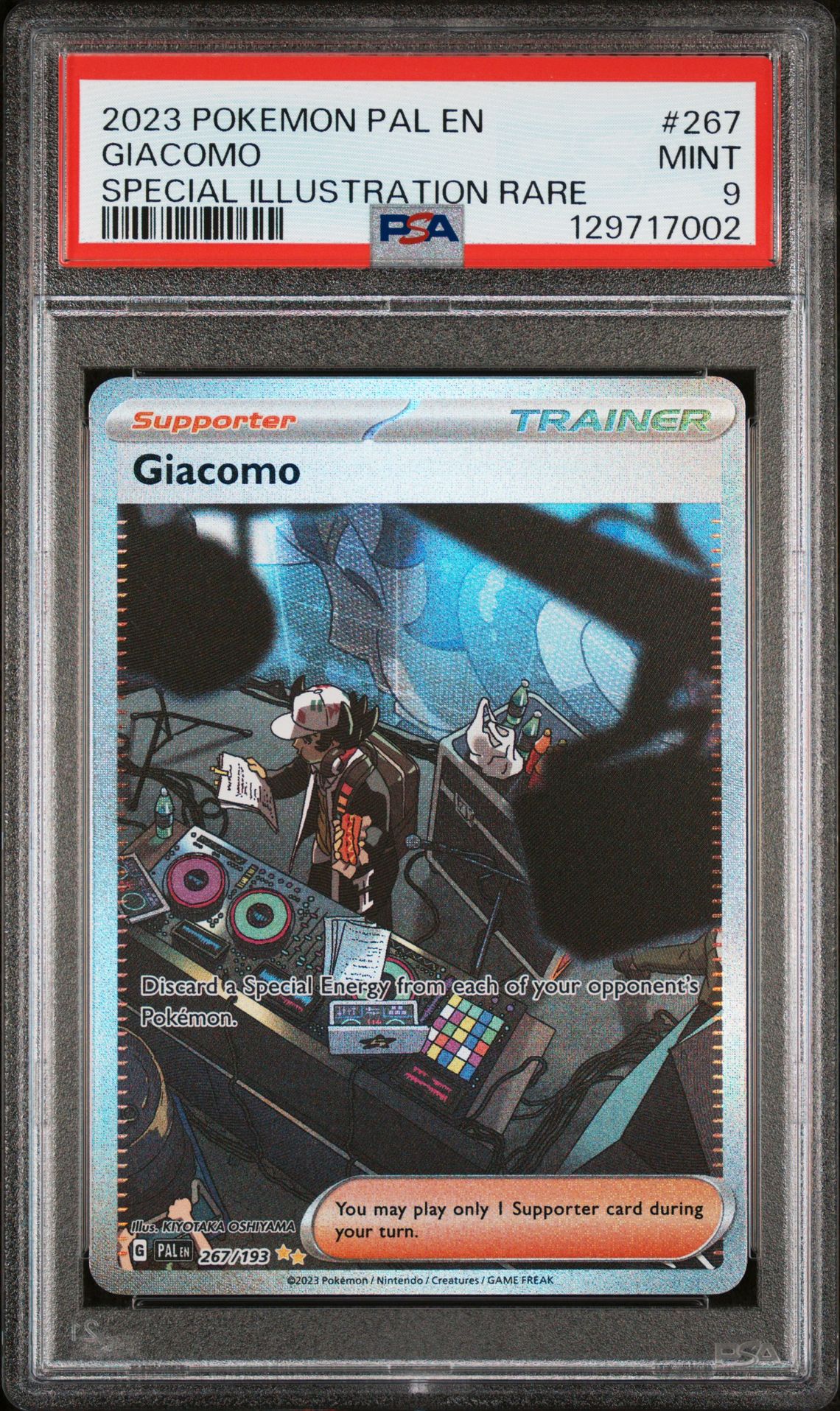 2023 Pokemon Pal En-Paldea Evolved Giacomo #267 (Special Illustration Rare) Mint 9 front