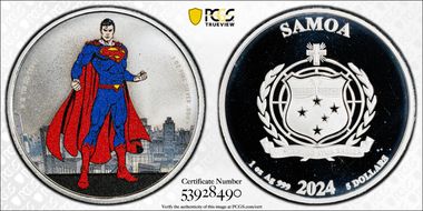 2024 $5 Superman Colorized PL69