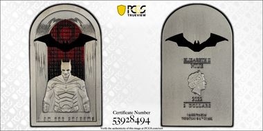2022 $2 Batman Colorized Antique Finish SP69
