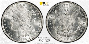 1885 $1 MS63