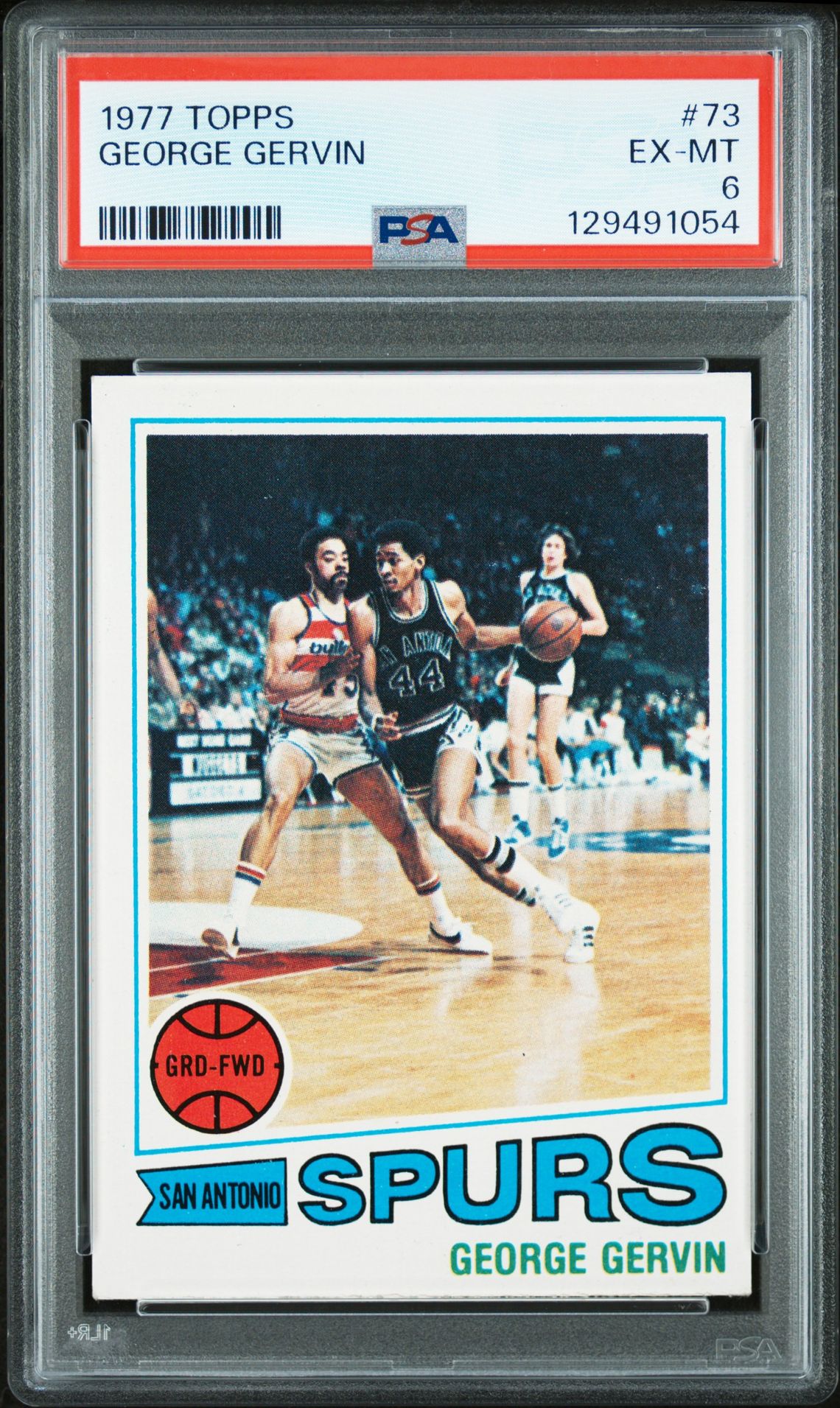 1977 Topps George Gervin #73 Ex-Mt 6 front