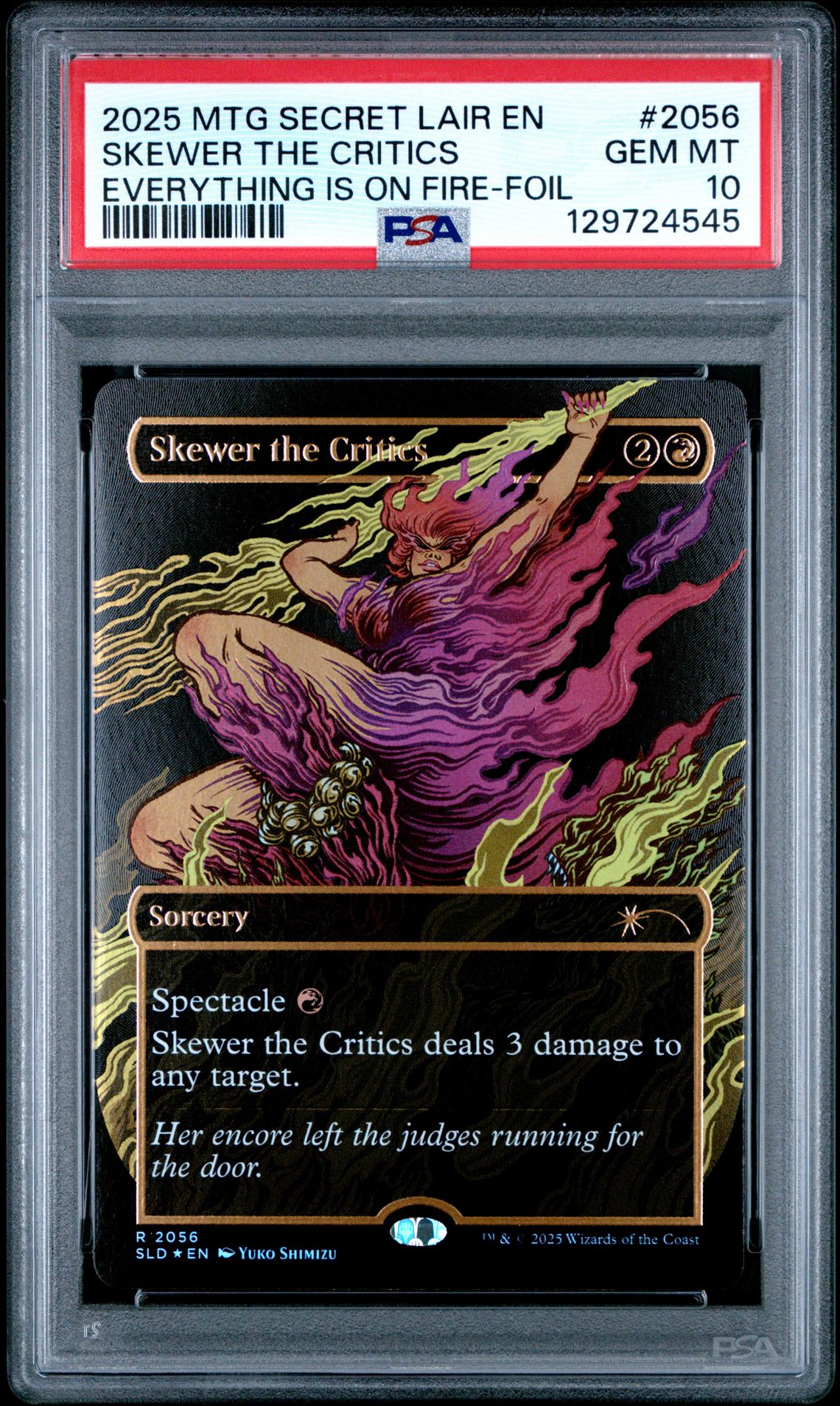 2025 MTG Magic: The Gathering #2056 Skewer The Critics front