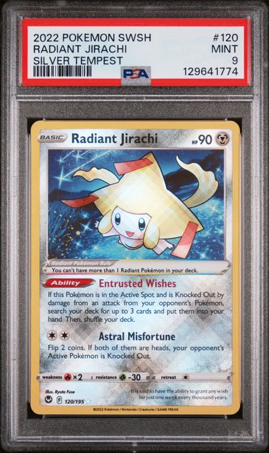 2022 Pokemon Silver Tempest SILVER TEMPEST #120 Radiant Jirachi front