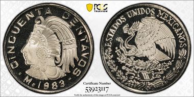 1983-Mo 50C KM-452 PR70DCAM