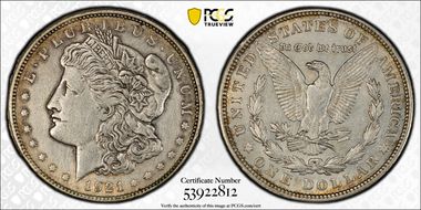 1921 $1 Morgan N1