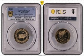 2019 $1 The Great Air Race 1919 Vickers Vimy- Envelope privy MS67