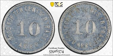 (1935-1936) 10C Alaska RRC Bingle MS62