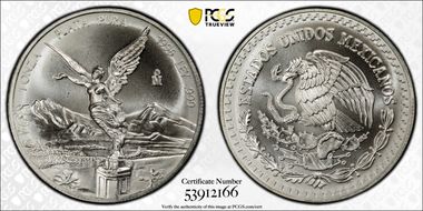 1996-Mo Onza Libertad Ag MS69
