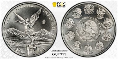 2003-Mo Onza Libertad Ag MS68