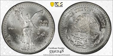 1994-Mo Onza Libertad Ag MS69