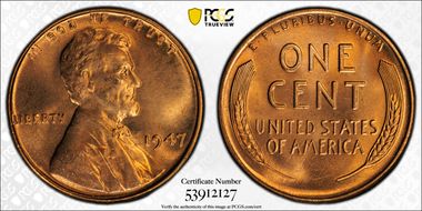 1947 1C DDO, FS-101 MS66RD