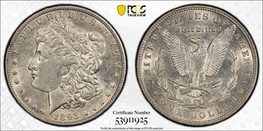 1893-O $1 AU53