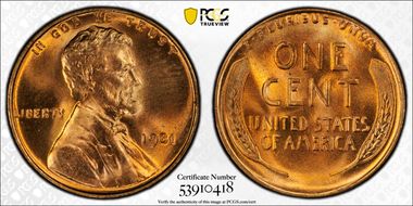 1931 1C MS65RD