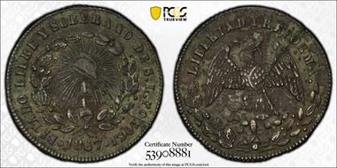 1867 AFG 1/4 R Estado S L Potosi RE N1BN