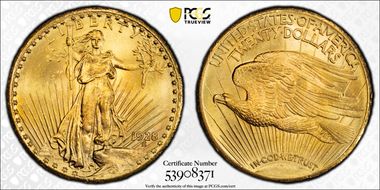 1928 $20 MS66+