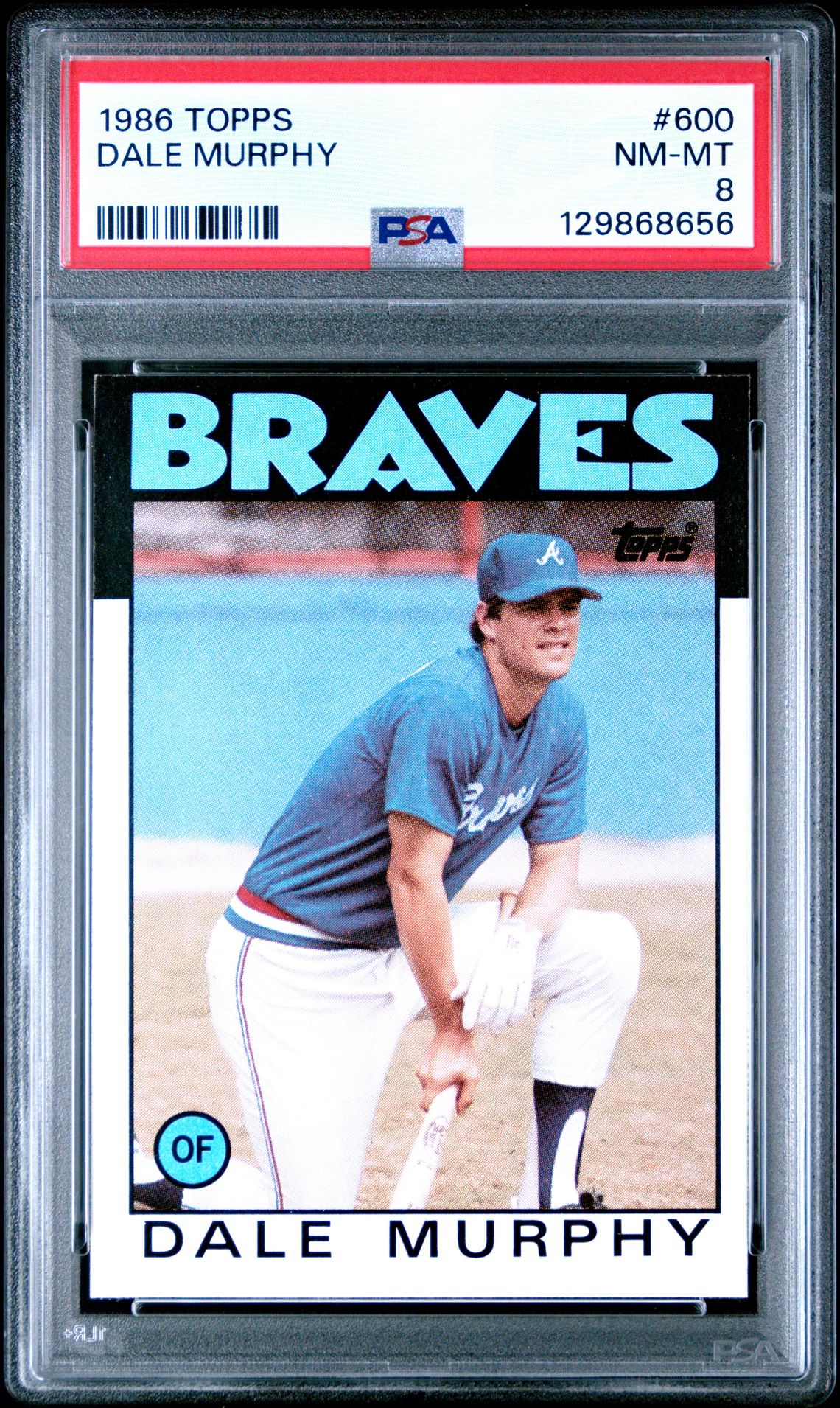 1986 Topps TOPPS #600 Dale Murphy front