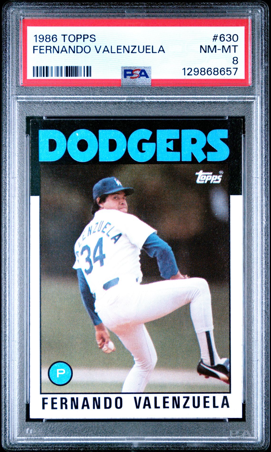 1986 Topps TOPPS #630 Fernando Valenzuela front