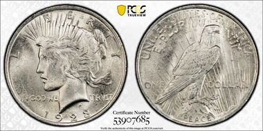 1923 $1 MS63