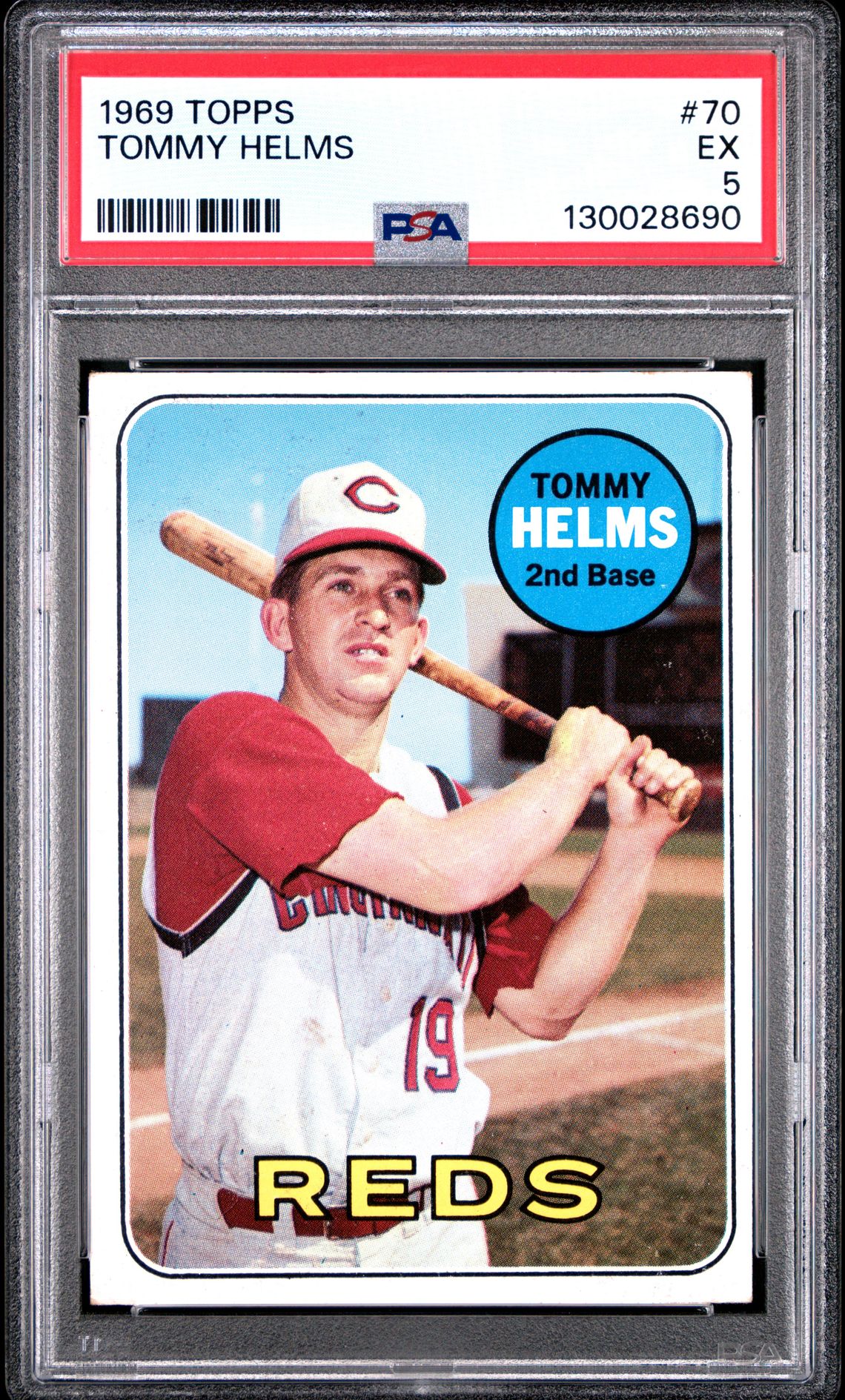 1969 Topps TOPPS #70 Tommy Helms front