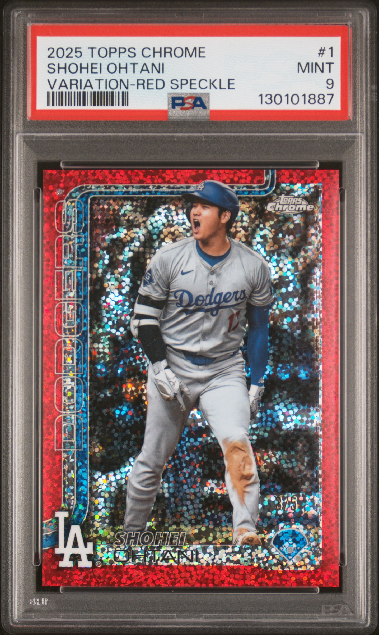 Supper Club's 2025 Topps Chrome Shohei Ohtani Variation-Red