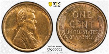 1909-S VDB 1C MS64RB