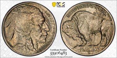 1913-D 5C Type 1 MS62