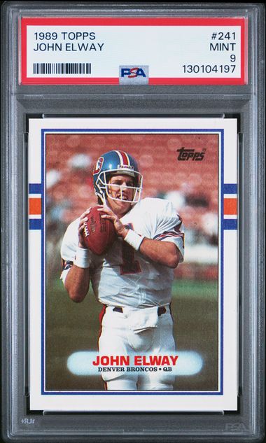 1989 Topps #241 John Elway front