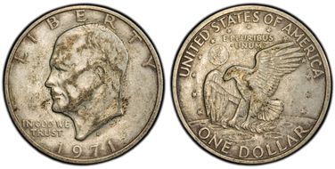 1971-S $1 Silver XF40
