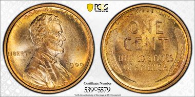 1909 1C Lincoln PR66RD