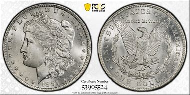 1891-CC $1 MS64