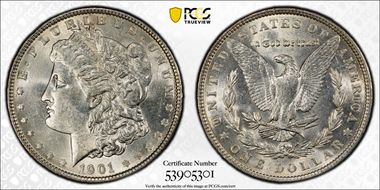 1901 $1 MS61