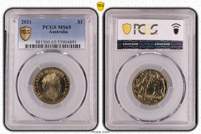 2021 $1 MS65