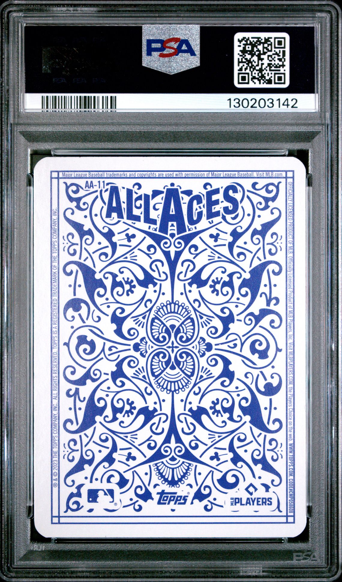 2023 Topps All Aces Shohei Ohtani #Aa11 (All Aces) Gem Mt 10 back