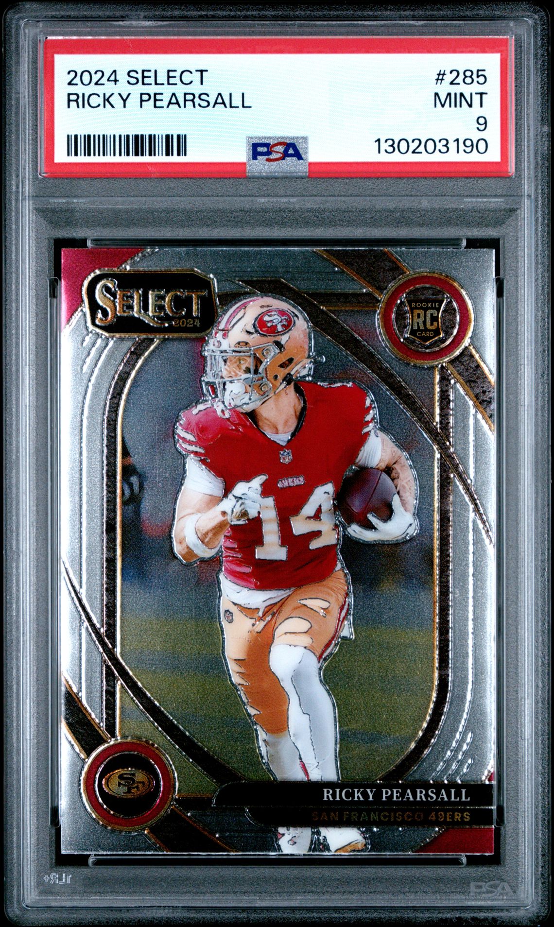 2024 Panini Select Ricky Pearsall #285 Mint 9 front