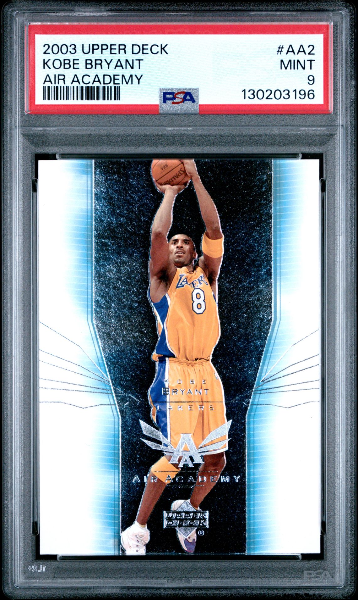 2003 Upper Deck Air Academy Kobe Bryant #Aa2 (Air Academy) Mint 9 front