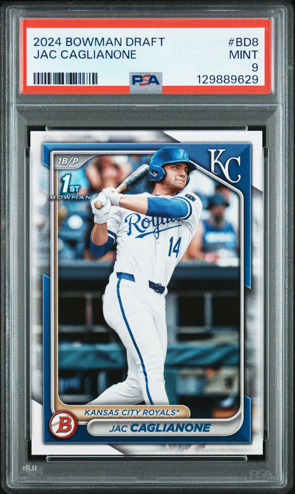 2024 Bowman Draft Jac Caglianone #Bd8 Mint 9 front