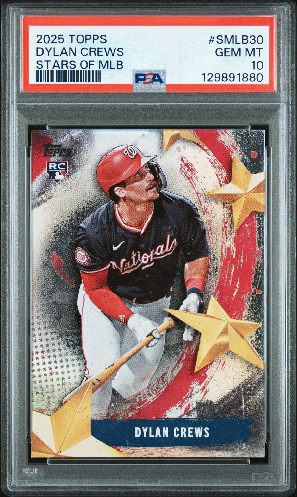 2025 Topps Stars Of Mlb Dylan Crews #Smlb30 Gem Mt 10 front