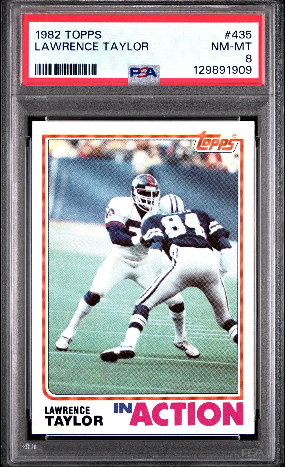 1982 Topps Lawrence Taylor #435 Nm-Mt 8 front