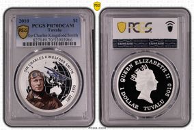 2010 $1 Sir Charles Kingsford Smith PR70DCAM