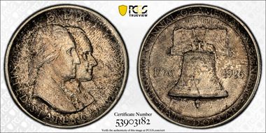 1926 50C Sesquicentennial MS63