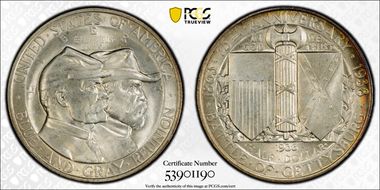 1936 50C Gettysburg MS66