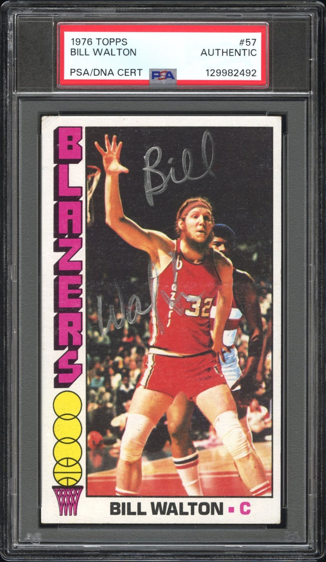 1976 Topps Bill Walton #57 N0: Authentic front