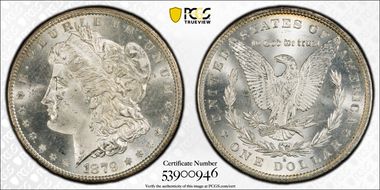 1879-S $1 MS65+