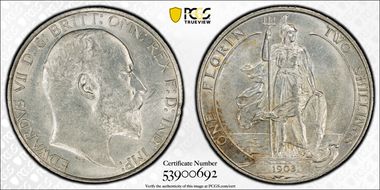 1903 Florin S-3981 AU58