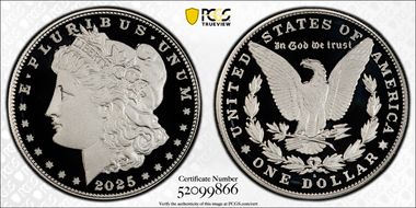 2025-S $1 Morgan Dollar First Strike PR70DCAM