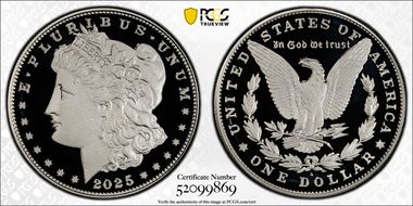2025-S $1 Morgan Dollar First Strike PR69DCAM