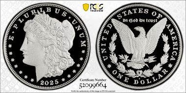 2025-S $1 Morgan Dollar First Strike PR70DCAM